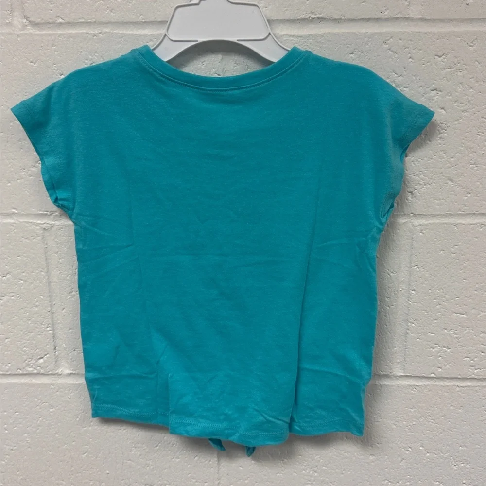 322 NWT The Children's Place Short Sleeve Tie Front Top - Size: Small‎ (5/6)